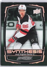 2023-24 Upper Deck Engrained #S-8 Jack Hughes Synthesis Hockey