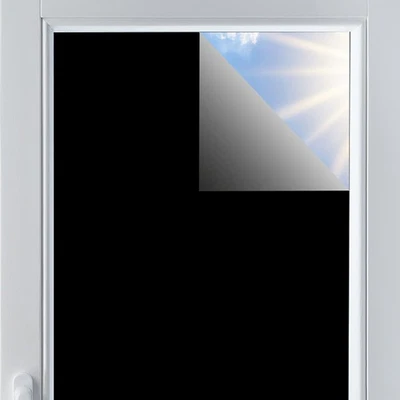 Sonnenschutz Verdunklungsstoff mit silber Thermo-Beschichtung Stoffe Meterware - Bild 1 von 4