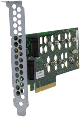 Fujitsu M.2 Carrier Board D3352-A2 - 2x M.2 PCIe 3.0 x4 Slots FP - D3352-A21