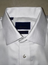 DAVID DONAHUE MENS PERFORMANCE TWILL FORMAL/DRESS TRIM SHIRT SIZE 16/34-35 165