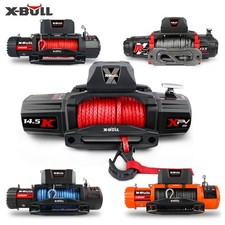 X-bull Electric Winch 10000lb 12000lb 13000lb 14500lb Synthetic 4wd Trailer Jeep