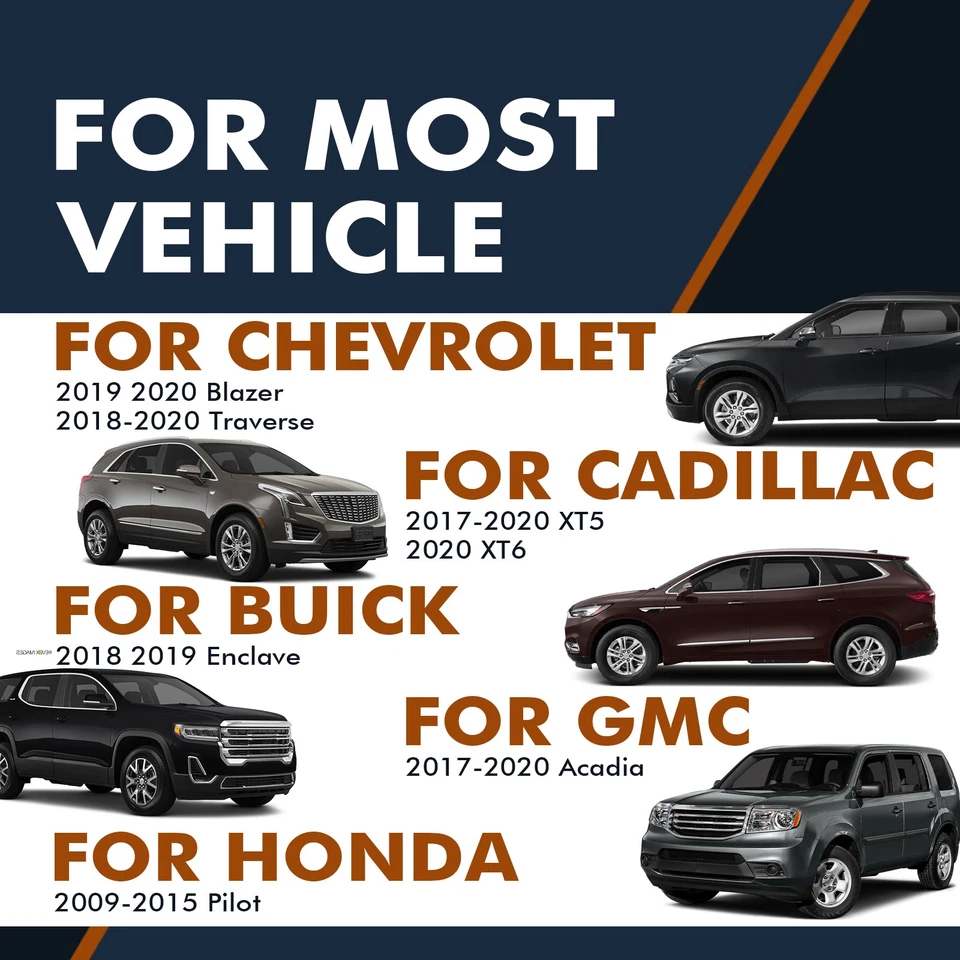 前陶瓷刹车片套件适用于 2019 2020 雪佛兰 Blazer — 第 2/4 张图片