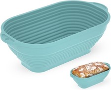 Silicone Sourdough Banneton Proofing Basket Starter Kit for Bread Baking Foldabl