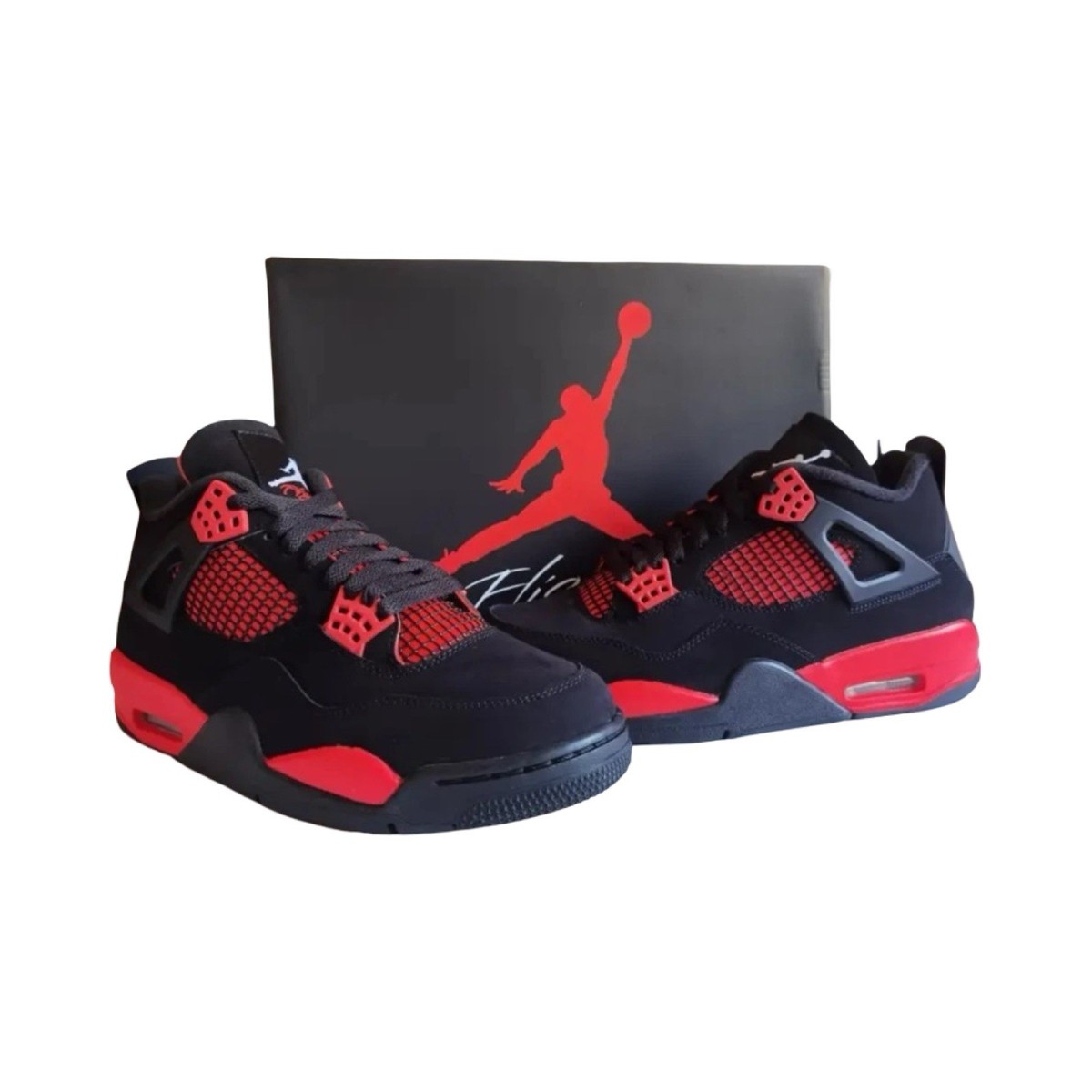 Size 10.5 - Air Jordan 4 Retro Mid Red Thunder (CT8527-016  display picture 1