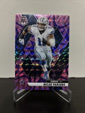 2025 Panini Mosaic - Micah Parsons #110 Reactive Purple Mosaic Prizm