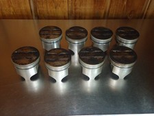 Forged Engine Piston Set L2165 .030 Small Block Chevy Chevrolet 327 Sbc Flattop Forged Engine Piston Set L2165 .030 Small Block Chevy Chevrolet 327 Sbc Flattop