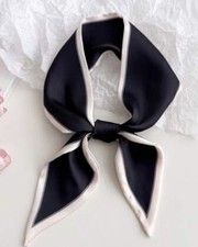 BNWT Vintage Elegant Designs Silk Satin Feel Ladies Slim Scarf Twilly