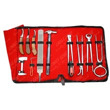10 in 1 Farrier Tools Kit Professional Horse Hoof Trimming Nipper Rasp Hammer