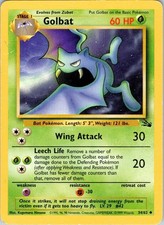 Golbat 34/62 Uncommon Fossil Pokemon Unlimited Moderately Played on eBay