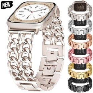 STEEL STRAP BAND Pour Apple iWatch 11/10/9/8/7/6/5/4 Series Montre bracelet en métal