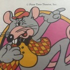 Vintage 1977  Chuck E Cheese Sticker Decal Rare Collectible ShowBiz Pizza Time — photo 3