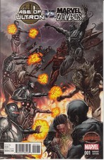 Age of Ultron vs Marvel Zombies n.1 fumetto Marvel 2015 variante 1:25 copertina