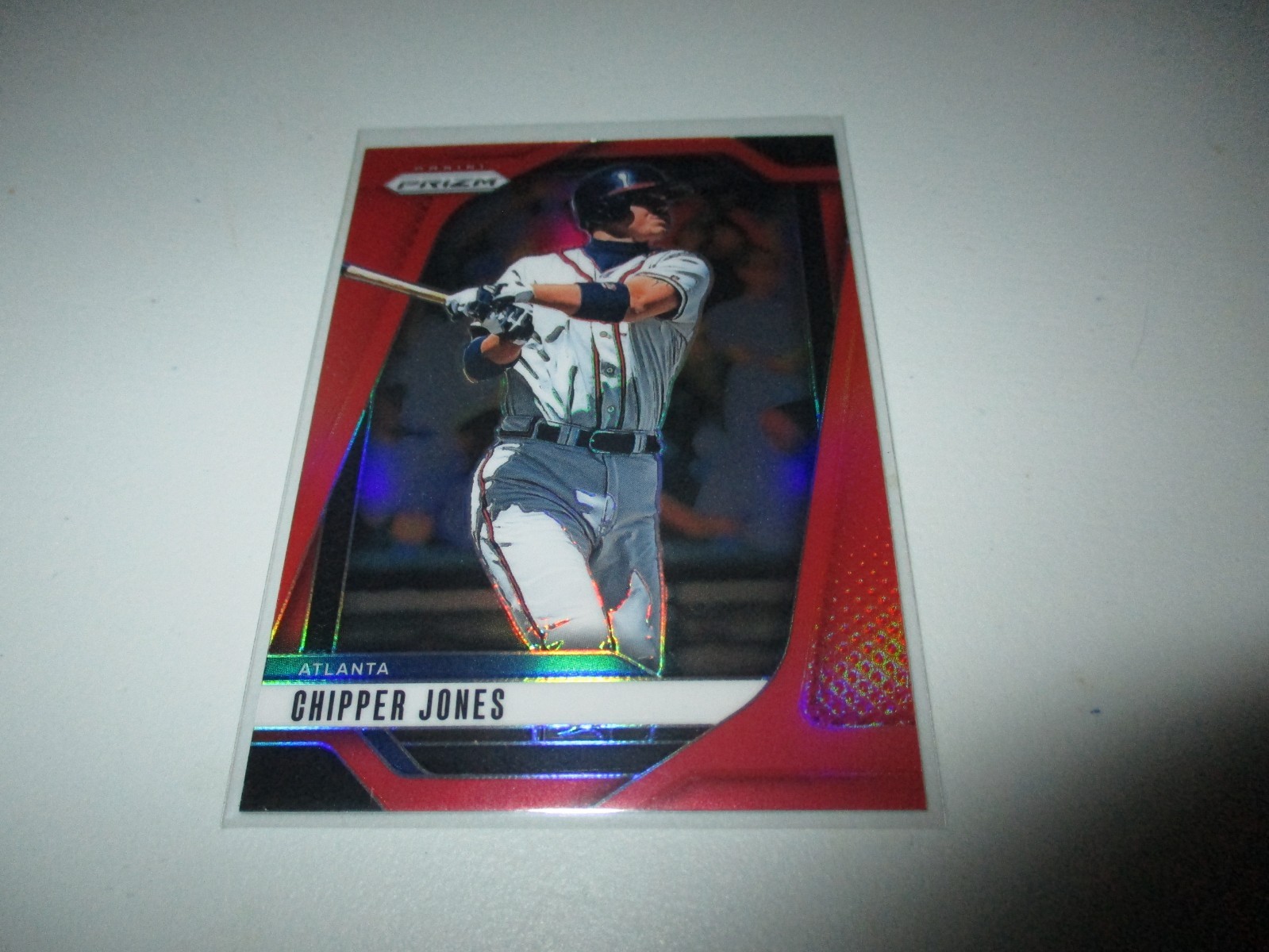 Chipper Jones 2025 Panini Prizm Red #220 067/299