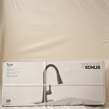 Kohler R21415-BL Tyne 1-Handle Pull-Down Sprayer Kitchen Faucet Matte Black NEW