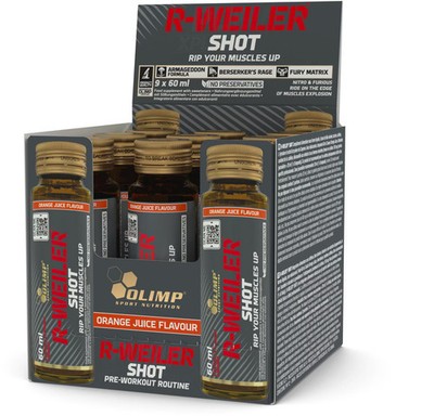 Olimp R-Weiler Shot, 9 x 60 ml Ampullen, Orange Juice