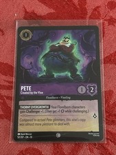 FOIL Lorcana Attack of the Vine - Pete - Created by the Vine - 52/204 FOIL
