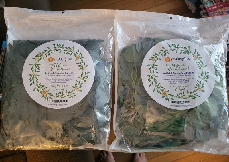 ARTIFICIAL GREENERY GARLANDS LOT OF 2 BRAND NEW