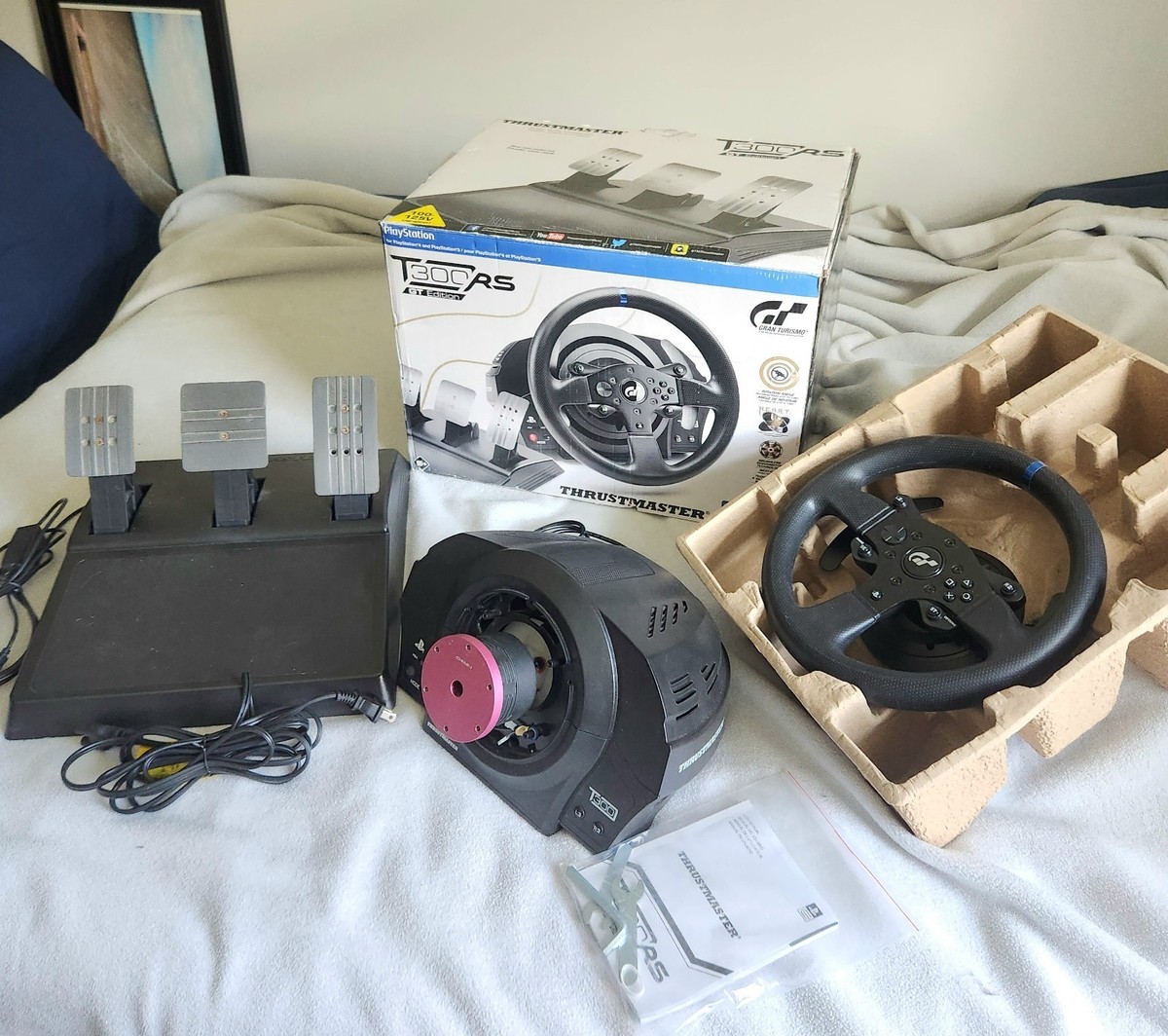Thrustmaster T300RS GT Edition Lightly Used Racing Wheel with T3PA