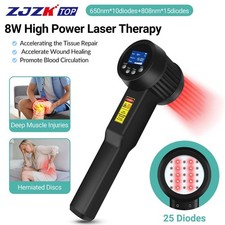 8W 650nm 808nm Red Light Therapy Device for Arthritis Back Pain Joint Relief