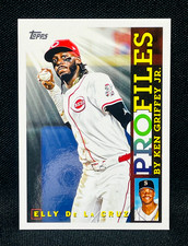 2026 Topps Series 1 Baseball - ELLY DE LA CRUZ PROFILES BY KEN GRIFFEY JR - REDS