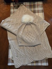 Ugg Cableknit Scarf And Hat Set