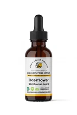 Elderflower Tincture 1oz | Sambucus nigra | Wild Harvested Alcohol Base
