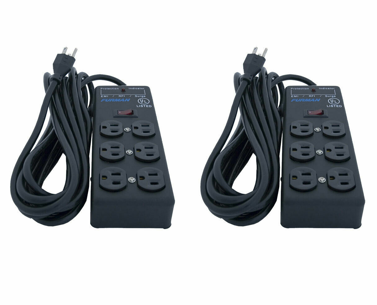 2x Штекер Furman SS-6B Pro с 6 розетками для кондиционирования сети переменного тока от перенапряжения 16490₽
