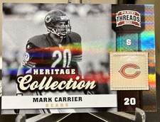 2011 MARK CARRIER /100 THREADS HERITAGE COLLECTION #15  CENTURY PROOF BEARS