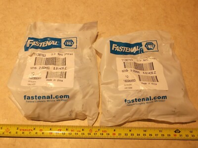 FASTENAL 113873, M16-2.00 x 60 mm. Class 8.8 Coarse Hex Head Cap Screws QTY 20 