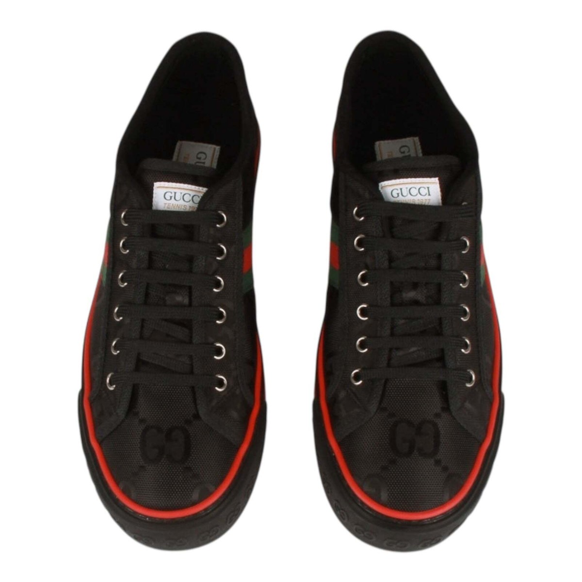 Gucci Off The Grid Tennis 1977 Low ECONYL Black GG Green Red