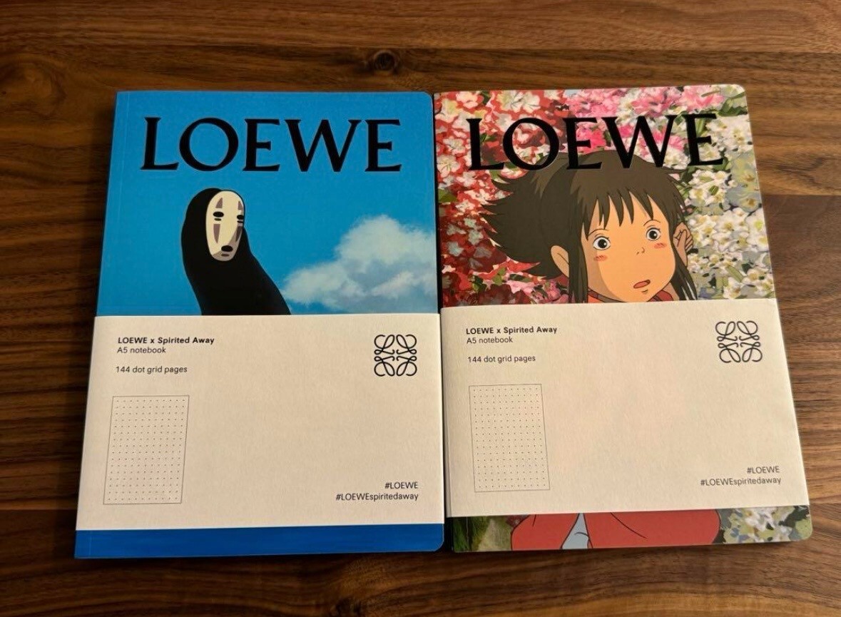 LOEWE x Spirited Away Chihiro Ghibli Novelty notebook +shopper | eBay