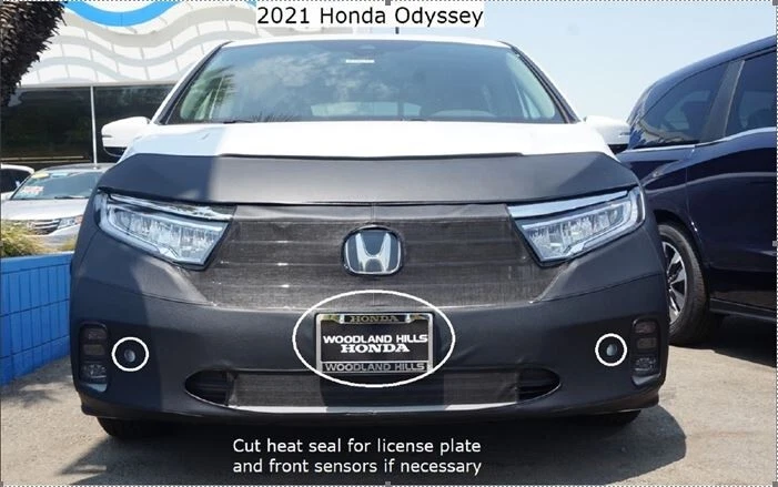 Lebra Front End Mask Cover Bra Fits 2021-2025 Honda Odyssey EX,EX-L ,LX, Touring - Image 2 of 2