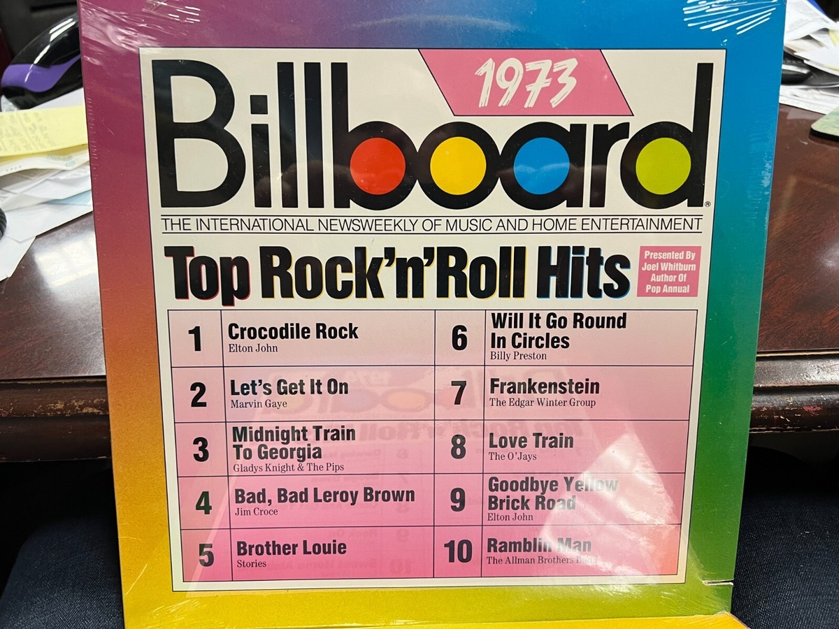 BILLBOARD TOP ROCK N ROLL HITS 1973 LP RHINO 70634 PROMO
