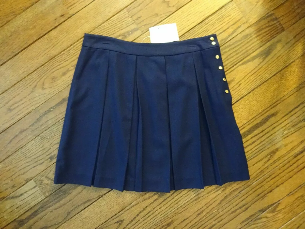 Tommy hilfiger blue pleated clearance skirt