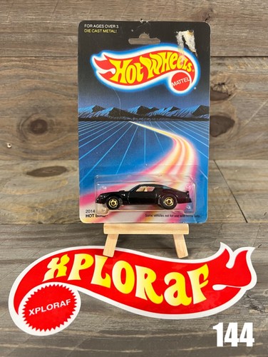 1986 Hot Wheels Hot Bird #2014 Black GHO The Hot Ones 1987 Card xploraf