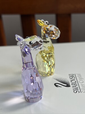 Swarovski Lovlots Chit and Chat Giraffes 5004632 New in box. | eBay