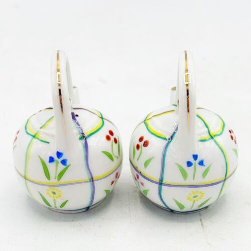 Vintage Pair of Tea Kettle Teapot Salt and Pepper Shakers Occupied Japan - Picture 2 of 7