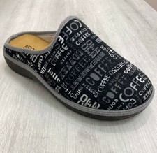 Ciabatte Ortopediche | Pantofole Elvio Coffee Nero Ecosanit