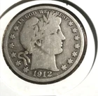 elf Barber Half Dollar 1912 S  F27