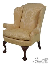 L68785: KINDEL Winterthur Collection Damask Wing Chair