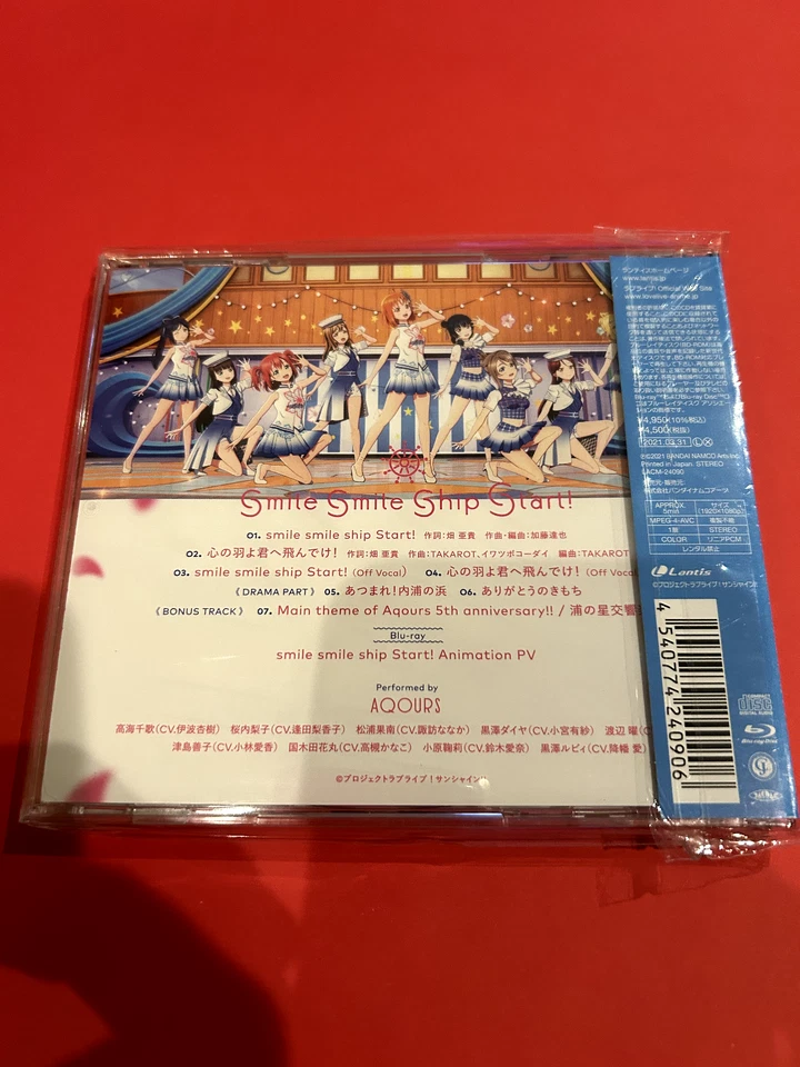 smile smile ship Start Aqours First Limited Edtn CD Blu-ray soundtrack lovelive Foto 2 de 2