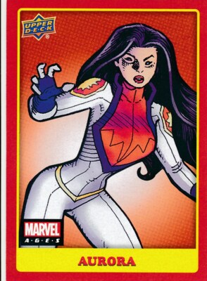 #149 AURORA 2020 2021 Upper Deck Marvel Ages MID SP ALPHA FLIGHT X-MEN