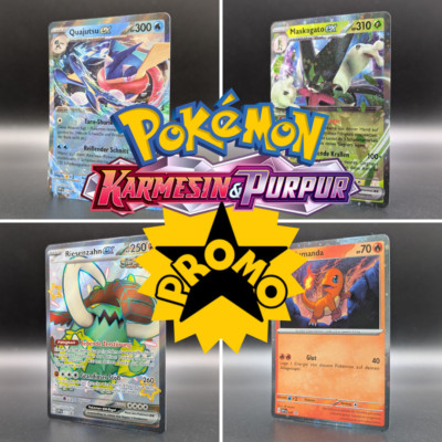 Pokemon ''Karmesin und Purpur Black Star Promos'' Große Auswahl an Einzelkarten
