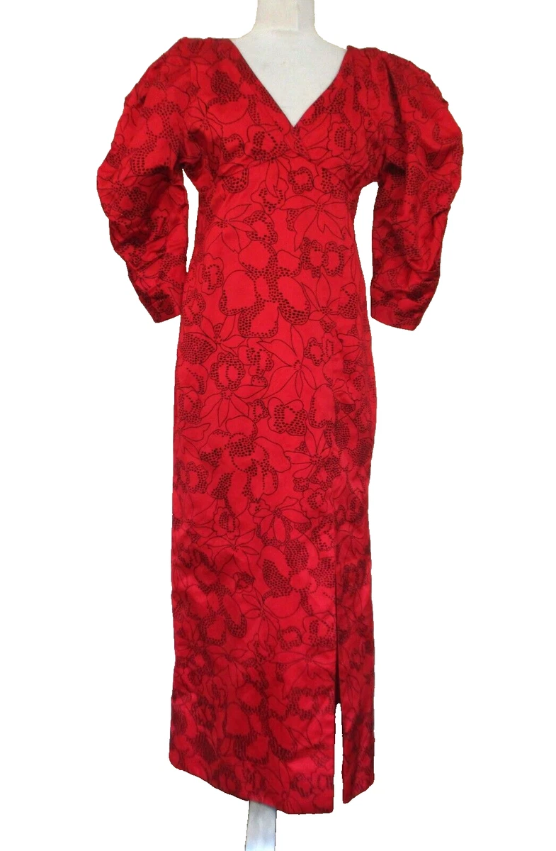 Eveningwear Satin 1980s Vintage Dresses for Women for sale | eBay