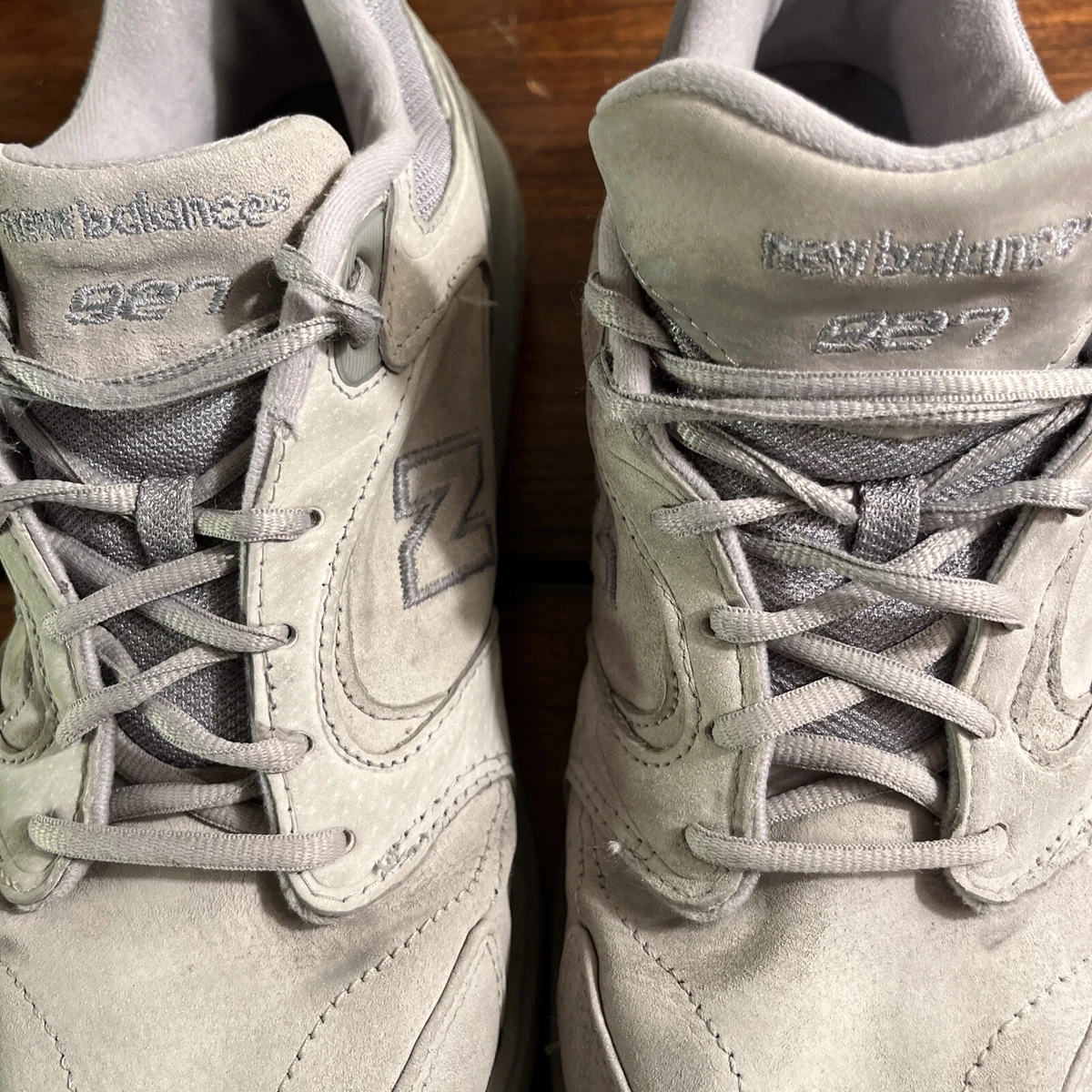 NEW BALANCE 927 Walking Shoes Men s Size 10D Grey Suede NB Tennis Shoe