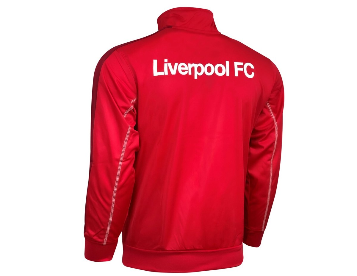 Icon Sports Liverpool FC Tracksuit Red Black Jacket Pants Set