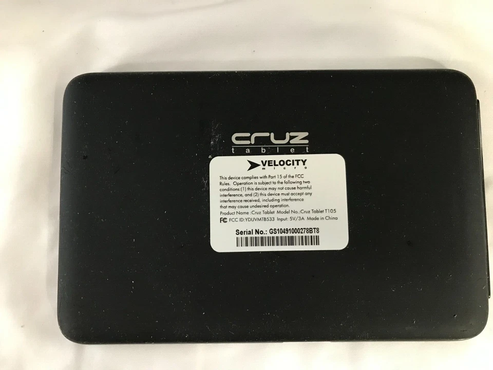 Velocity Micro Cruz T105 1GB, Wi-Fi, 7" ***MUY BUEN ESTADO""" Foto 2 de 2