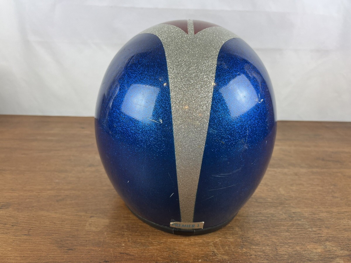 Vintage 1970s Premier 1 Metal Flake Rare Peace Pattern Motorcycle 