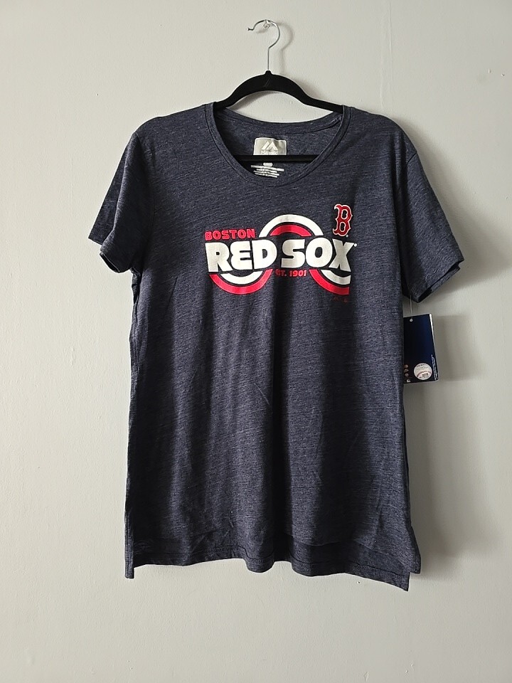 Boston Red Sox Majestic Womens t-shirt Size Large