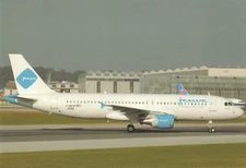 Postcard Airline JAZEERA ALWAYS F-WWDF A320-200 CC7.